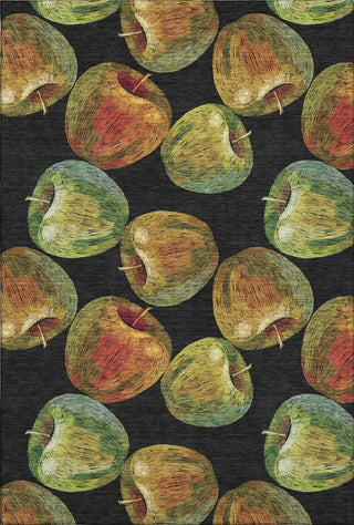 Piper Looms Mayfield Apples AMF163 Midnight Machine Washable Area Rug main image