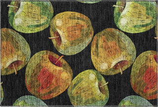 Piper Looms Mayfield Apples AMF163 Midnight Machine Washable Area Rug Scatter Main Image