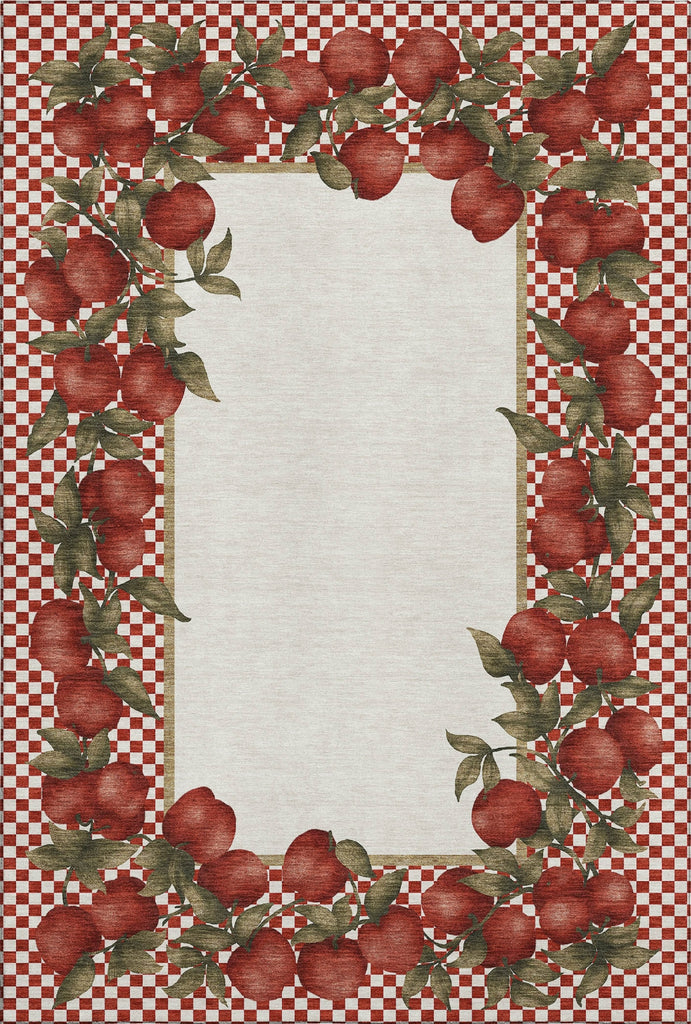Piper Looms Mayfield Apple Border AMF164 Machine Washable Area Rug main image
