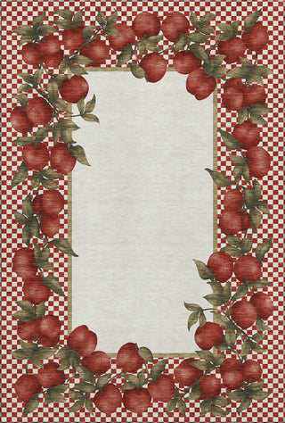 Piper Looms Mayfield Apple Border AMF164 Machine Washable Area Rug main image