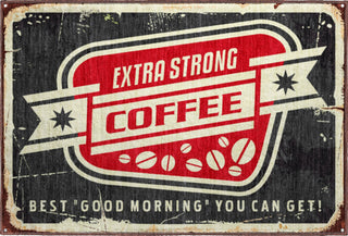 Piper Looms Mayfield Coffee Sign AMF166 Midnight Machine Washable Area Rug Scatter Main Image
