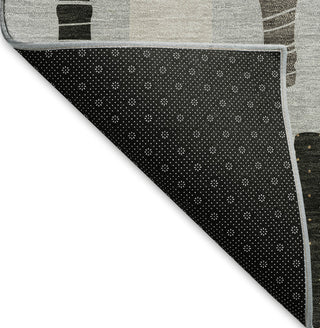 Piper Looms Mayfield Wine Bottles AMF167 Gray Machine Washable Area Rug Backing Image