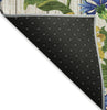 Piper Looms Mayfield Sunflowers and Butterfiles AMF171 Yellow Machine Washable Area Rug Backing Image