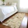 Piper Looms Mayfield Mason Jars AMF173 Beige Machine Washable Area Rug Runner Lifestyle Image Feature