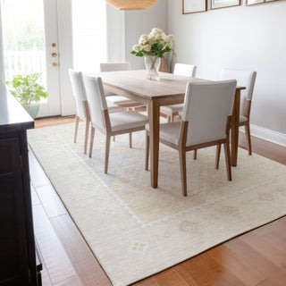 Piper Looms Mayfield Aztec AMF177 Gray Machine Washable Area Rug Lifestyle Image Feature