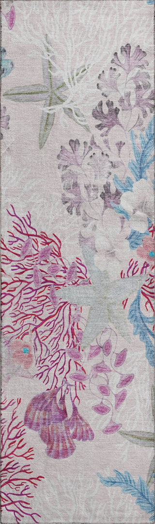 Piper Looms Mayfield Coral AMF180 Raspberry Machine Washable Area Rug Runner Main Image