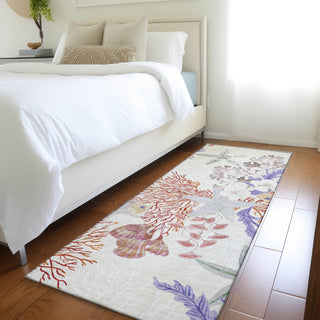 Piper Looms Mayfield Coral AMF180 Spice Machine Washable Area Rug Runner Lifestyle Image Feature