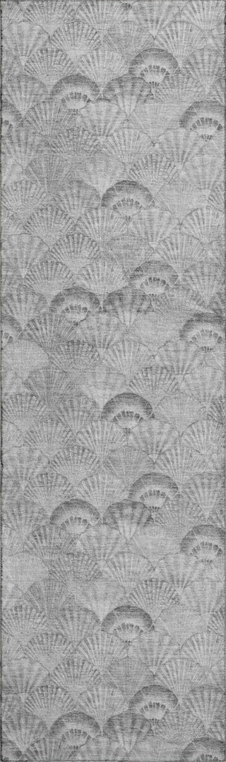 Piper Looms Mayfield Shells AMF181 Gray Machine Washable Area Rug Runner Main Image