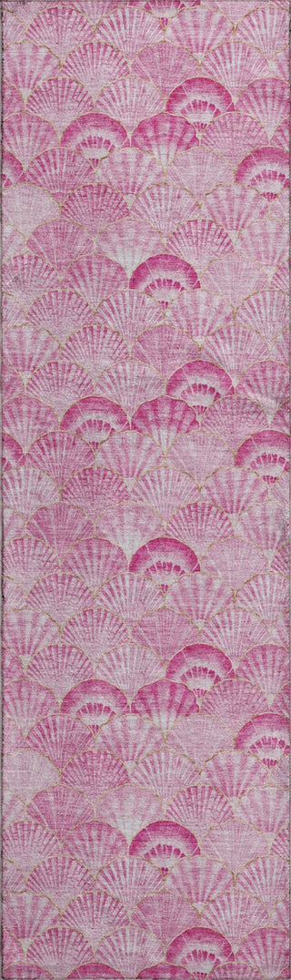 Piper Looms Mayfield Shells AMF181 Pink Machine Washable Area Rug Runner Main Image