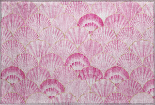 Piper Looms Mayfield Shells AMF181 Pink Machine Washable Area Rug Scatter Main Image