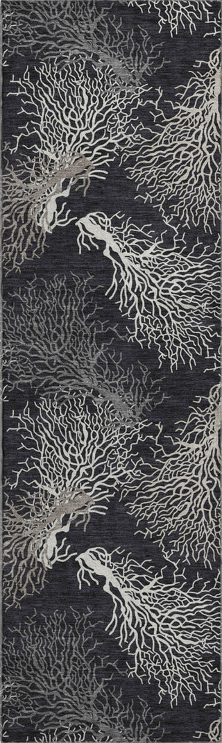 Piper Looms Mayfield Coral AMF182 Midnight Machine Washable Area Rug Runner Main Image