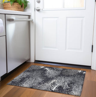 Piper Looms Mayfield Coral AMF182 Midnight Machine Washable Area Rug Scatter Lifestyle Image Feature