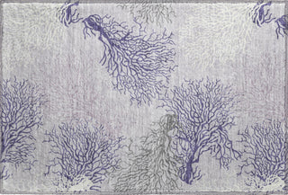 Piper Looms Mayfield Coral AMF182 Purple Machine Washable Area Rug Scatter Main Image