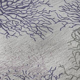 Piper Looms Mayfield Coral AMF182 Purple Machine Washable Area Rug Swatch Image