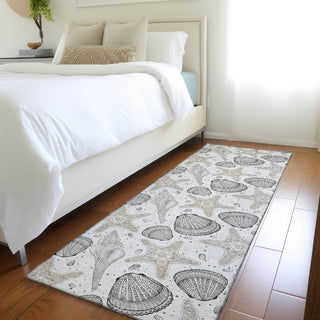 Piper Looms Mayfield Shells AMF183 Fog Machine Washable Area Rug Runner Lifestyle Image Feature