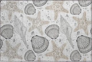 Piper Looms Mayfield Shells AMF183 Fog Machine Washable Area Rug Scatter Main Image