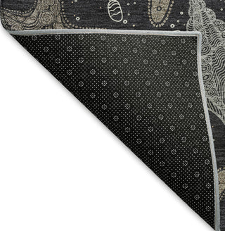 Piper Looms Mayfield Shells AMF183 Midnight Machine Washable Area Rug Backing Image