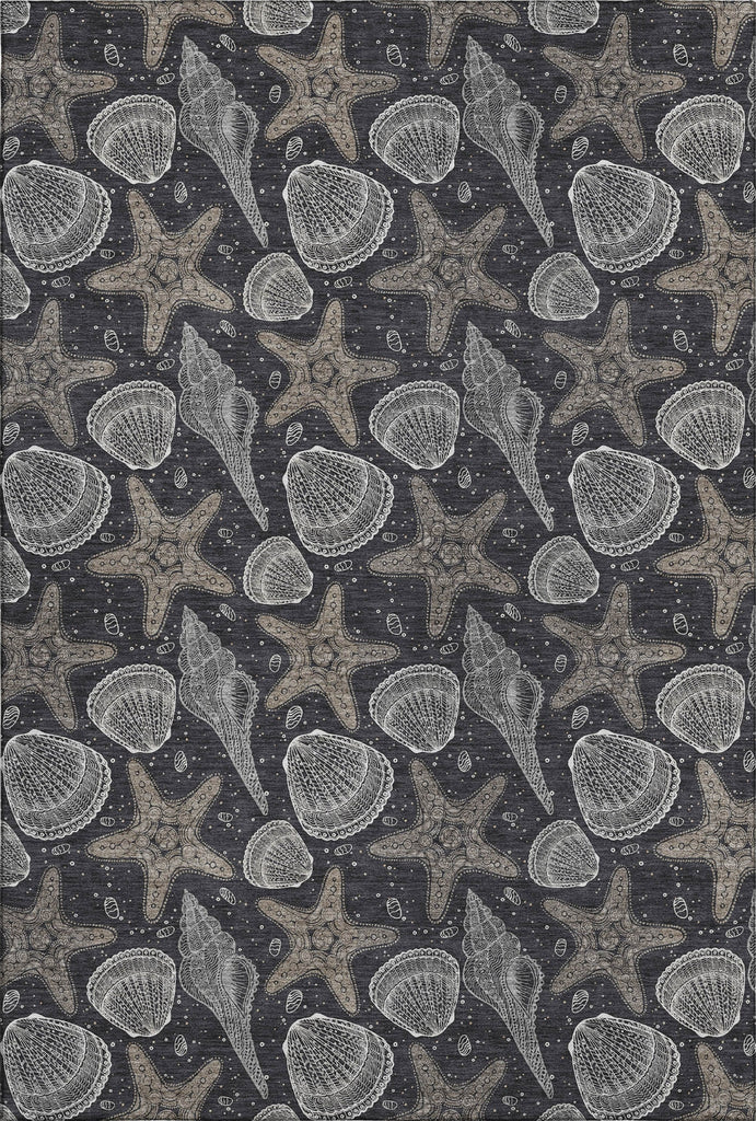 Piper Looms Mayfield Shells AMF183 Midnight Machine Washable Area Rug main image