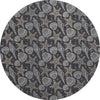 Piper Looms Mayfield Shells AMF183 Midnight Machine Washable Area Rug Round Main Image