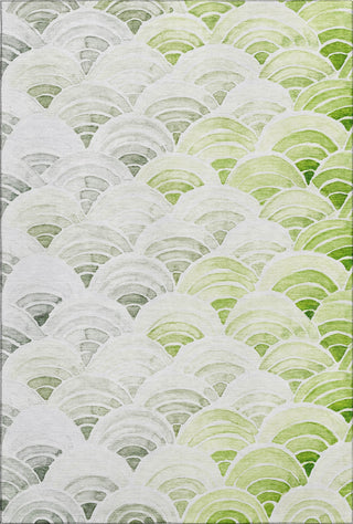 Piper Looms Mayfield Arches AMF184 Green Machine Washable Area Rug main image