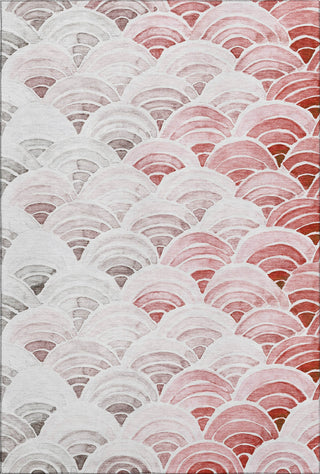 Piper Looms Mayfield Arches AMF184 Red Machine Washable Area Rug main image