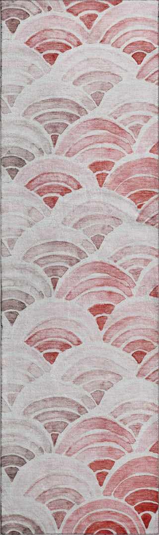 Piper Looms Mayfield Arches AMF184 Red Machine Washable Area Rug Runner Main Image