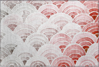 Piper Looms Mayfield Arches AMF184 Red Machine Washable Area Rug Scatter Main Image