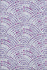 Piper Looms Mayfield Dotted Arches AMF186 Purple Machine Washable Area Rug main image