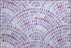 Piper Looms Mayfield Dotted Arches AMF186 Purple Machine Washable Area Rug Scatter Main Image