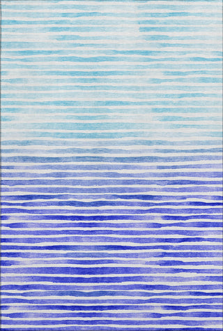Piper Looms Mayfield Stripes AMF187 Blue Machine Washable Area Rug main image