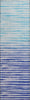 Piper Looms Mayfield Stripes AMF187 Blue Machine Washable Area Rug Runner Main Image