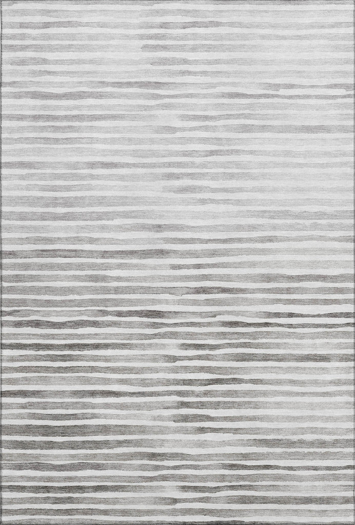 Piper Looms Mayfield Stripes AMF187 Gray Machine Washable Area Rug main image