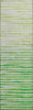 Piper Looms Mayfield Stripes AMF187 Green Machine Washable Area Rug Runner Main Image