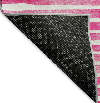 Piper Looms Mayfield Stripes AMF187 Pink Machine Washable Area Rug Backing Image