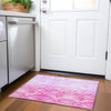 Piper Looms Mayfield Stripes AMF187 Pink Machine Washable Area Rug Scatter Lifestyle Image Feature