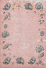 Piper Looms Mayfield Shell Border AMF188 Peach Machine Washable Area Rug main image