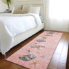 Piper Looms Mayfield Shell Border AMF188 Peach Machine Washable Area Rug Runner Lifestyle Image Feature