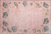 Piper Looms Mayfield Shell Border AMF188 Peach Machine Washable Area Rug Scatter Main Image