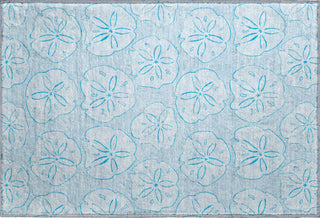 Piper Looms Mayfield Sanddollar AMF189 Blue Machine Washable Area Rug Scatter Main Image
