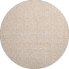 Piper Looms Mayfield Sanddollar AMF189 Nectarine Machine Washable Area Rug Round Main Image