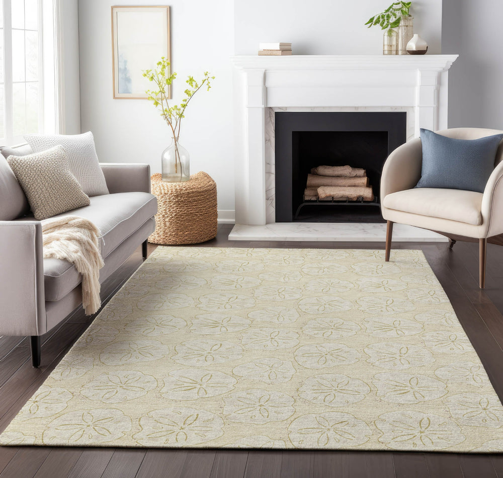 Piper Looms Mayfield Sanddollar AMF189 Machine Washable Area Rug Lifestyle Image Feature