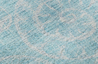 Piper Looms Mayfield Nautilus AMF190 Aqua Machine Washable Area Rug Swatch Image