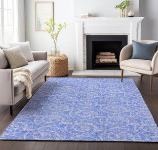 Piper Looms Mayfield Nautilus AMF190 Blue Machine Washable Area Rug Lifestyle Image Feature