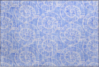 Piper Looms Mayfield Nautilus AMF190 Blue Machine Washable Area Rug Scatter Main Image