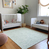 Piper Looms Mayfield Nautilus AMF190 Green Machine Washable Area Rug Lifestyle Image Feature