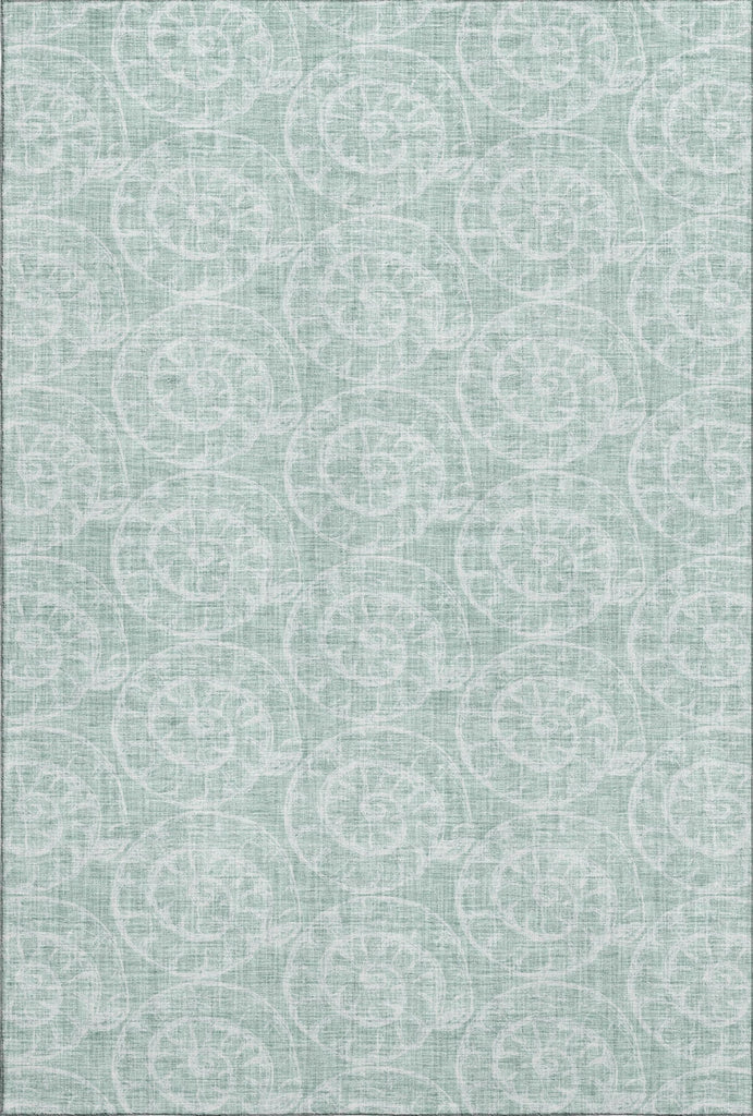 Piper Looms Mayfield Nautilus AMF190 Green Machine Washable Area Rug main image