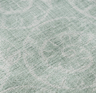 Piper Looms Mayfield Nautilus AMF190 Green Machine Washable Area Rug Swatch Image