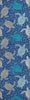 Piper Looms Mayfield Turtles AMF192 Blue Machine Washable Area Rug Runner Main Image