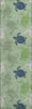 Piper Looms Mayfield Turtles AMF192 Green Machine Washable Area Rug Runner Main Image