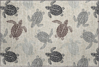 Piper Looms Mayfield Turtles AMF192 Sand Machine Washable Area Rug Scatter Main Image